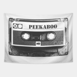 Peekaboo / Old Cassette Pencil Style Tapestry