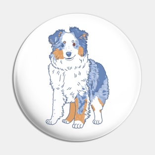 Blue Merle Aussie Pin