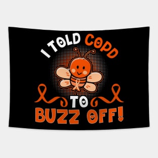 funny COPD bee warrior Tapestry