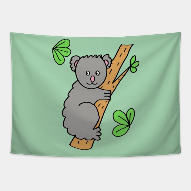 Friendly koala Tapestry by ArtStyleAlice