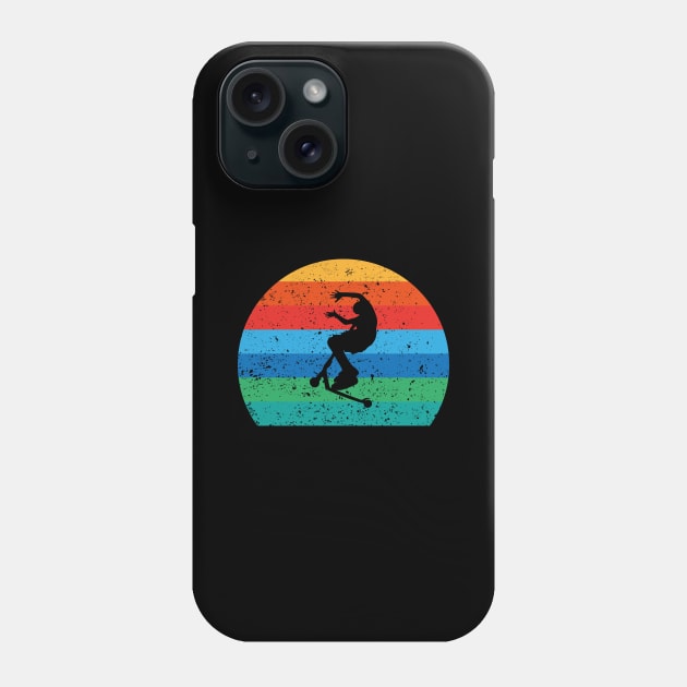 Scooter jump vintage sport gift Phone Case by Fantasy Designer