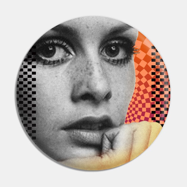 60s Supermodel Twiggy Pin by Dez53