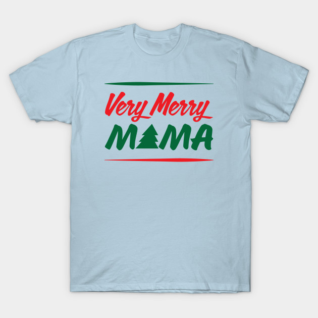 Discover Very Merry Family - Very Merry Mama - Family Christmas Matching - T-Shirt