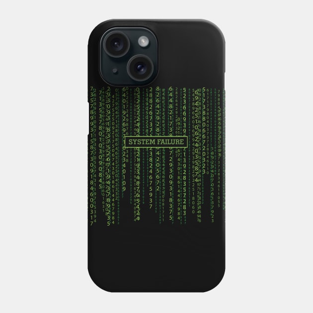 System Failure Phone Case by GraphicBazaar