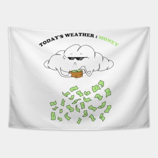 MONEY RAIN Tapestry