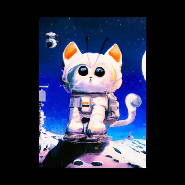 Astronaut Cat by maxcode