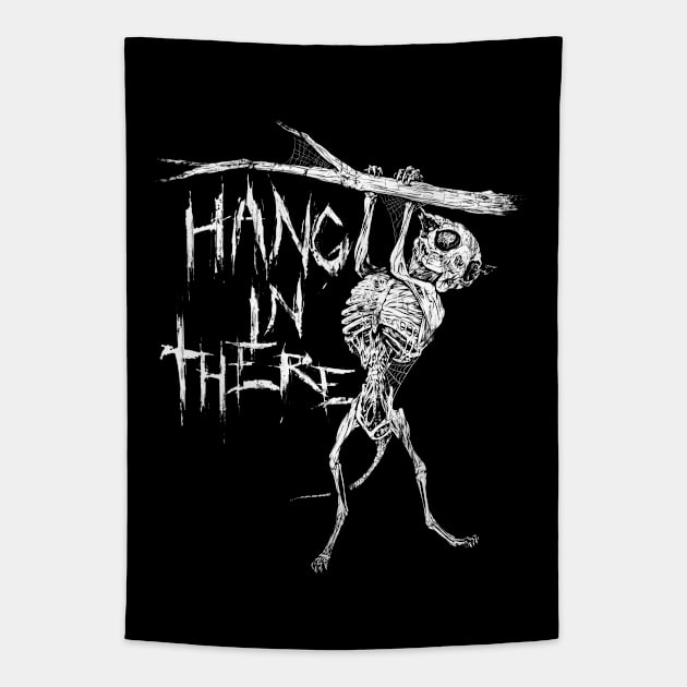 2020 Hang in There Cat Tapestry by jpowersart