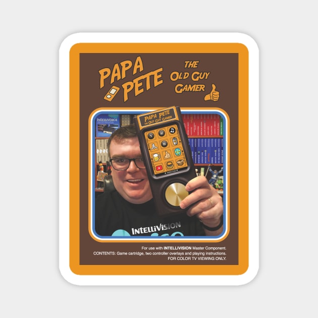 Papa Pete - Box Art Design Magnet by PapaPete