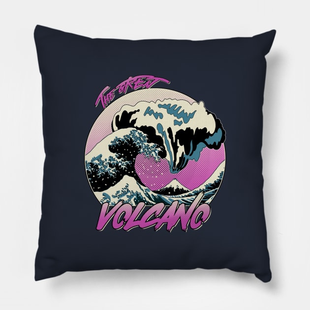 The Great Volcano Pillow by slawisa