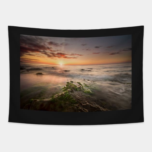 Sunrise - Emerald Isle Tapestry by cagiva85