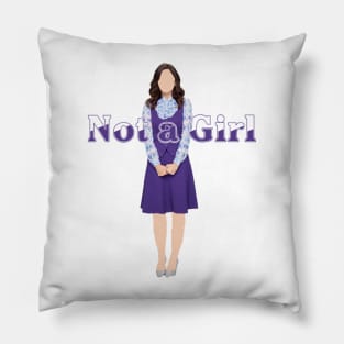 Not a Girl Pillow