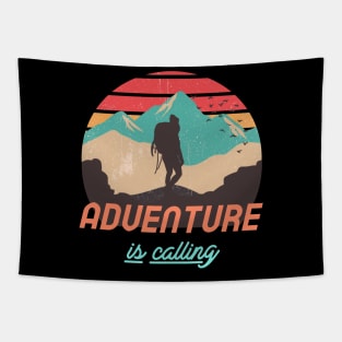 Adventure is calling adventurer Tapestry