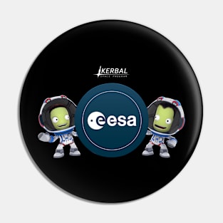 KERBAL WITH ESA LOGO Pin