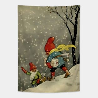 “Through the Snowstorm” by Jenny Nystrom Tapestry