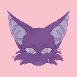 Anime bat art for goth emo furry T-Shirt