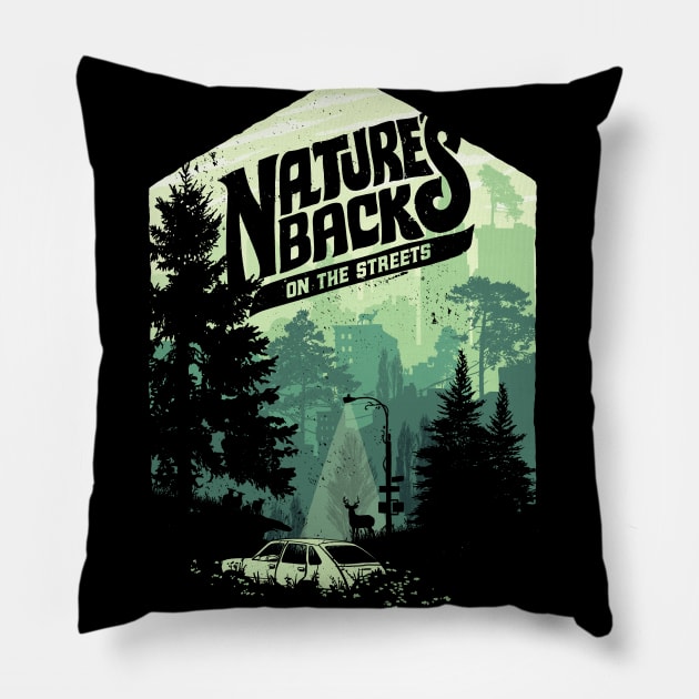 Nature's Back Pillow by zerobriant