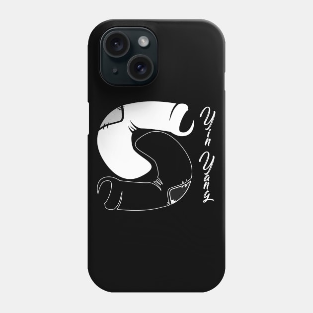 yin yang socks Phone Case by osvaldoport76