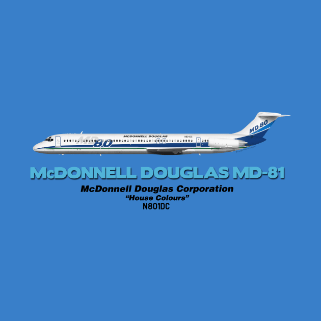 McDonnell Douglas MD-81 - McDonnell Douglas "House Colours" by TheArtofFlying