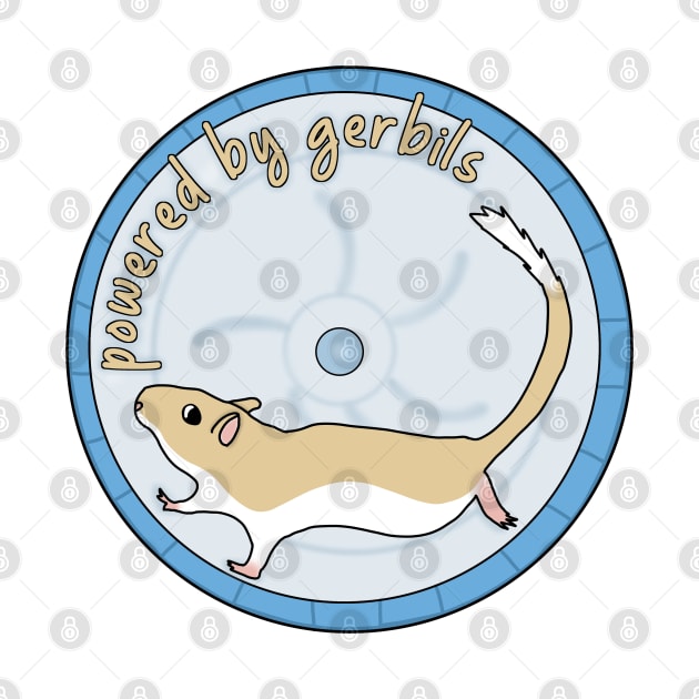 Powered by gerbils (cute golden gerbil) by Becky-Marie