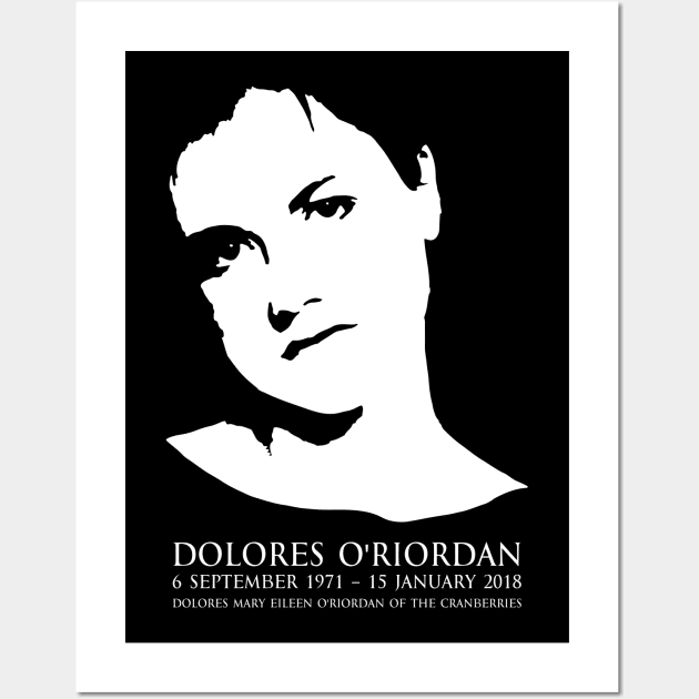 Dolores O'Riordan. Zombie Lyrics | Framed Art Print
