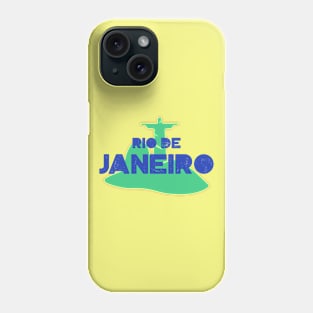 rio de janeiro christ the redeemer Phone Case