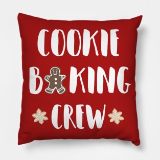 Cookie baking crew, Family Christmas holiday Pillow