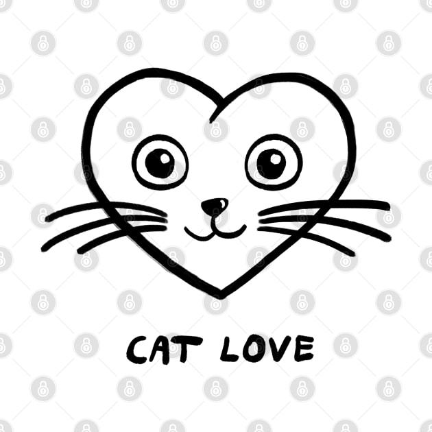 Dramabite Cat Love Cats Kitten Funny Cute Cat Lover Gift Graphic Kitty by dramabite