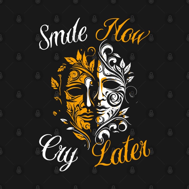 Smile now Cry Later Drama Masks by tatadonets