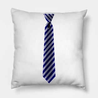 Necktie Tie Neckie Dressed Blue Windsor Tieknot Pillow