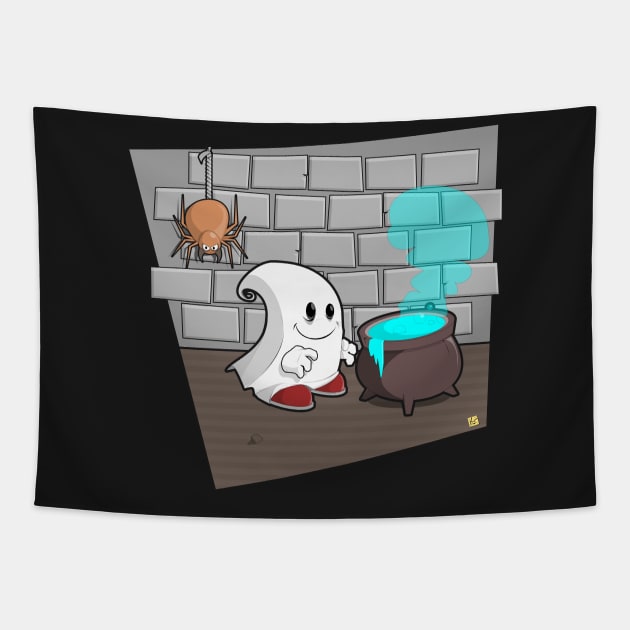 Blinky's Scary School Tapestry by vhzc