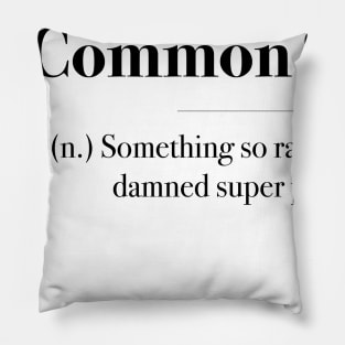 Common Sense Pillow