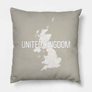 Country Wall Decor United Kingdom Black and White Art Canvas Poster Prints Modern Style Painting Picture for Living Room Cafe Decor World Map Pillow