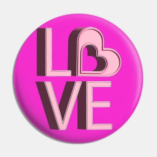 LOVE HEART Pin