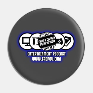 FACPOV Logo (Blue Glow) Pin