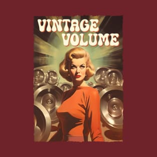 Vintage Volume - Retro Music style T-Shirt