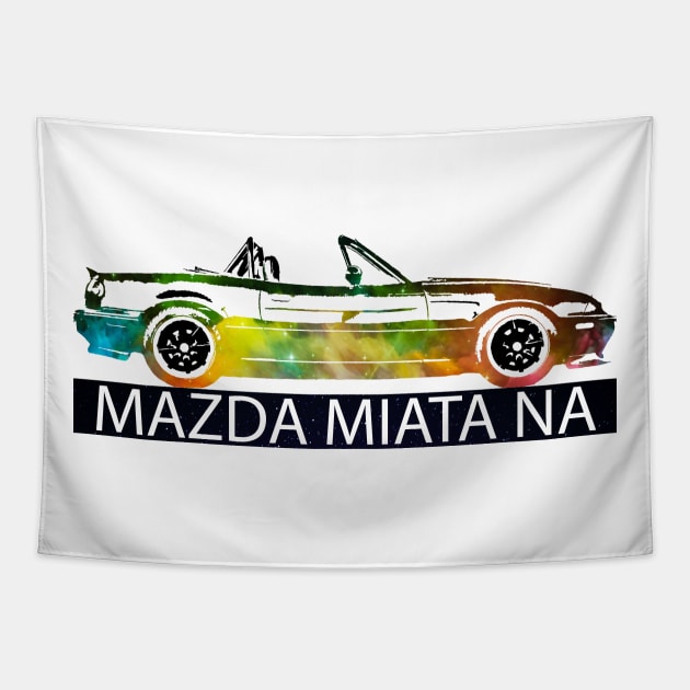 Mazda Miata - Space Edition Tapestry by mudfleap