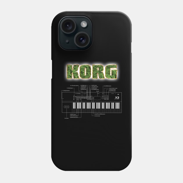 KORG X3 Phone Case by CholoBeats