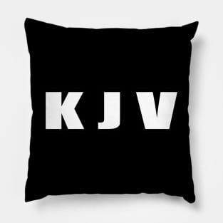 KJV Text Typography Pillow