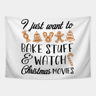 Bake Stuff Christmas Movies Tapestry