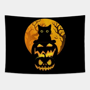 Spooky Cat Tapestry