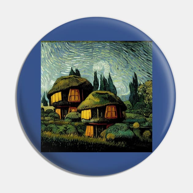 Starry Night in Kashyyyk Pin by Grassroots Green