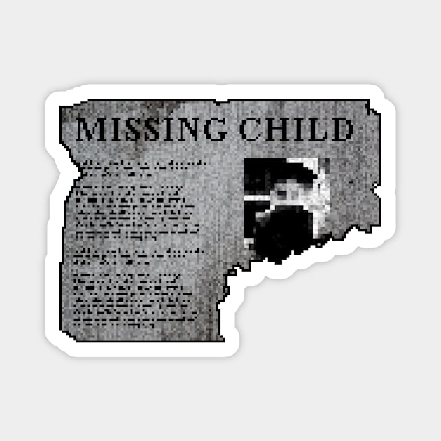 MISSING CHILD Magnet by gamesbylum