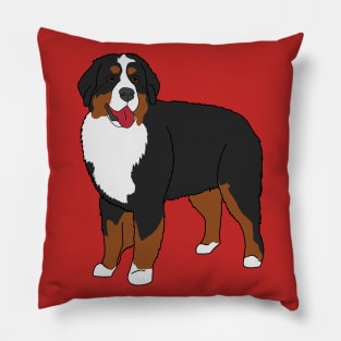 bernese mountain dog Pillow