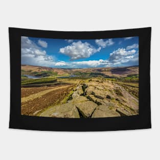 View from the top of Win Hill, Bamford  in Derbyshire, UK Tapestry