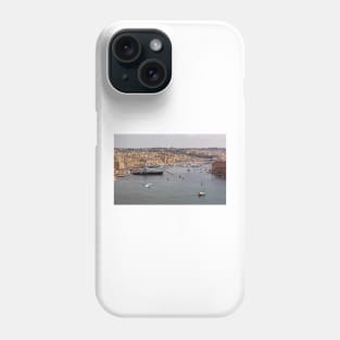 View to the medieval city of Birgu (Vittoriosa), Malta Phone Case