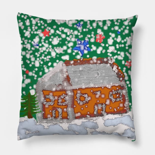 Christmas landscape, winter is coming! Pillow by sell stuff cheap