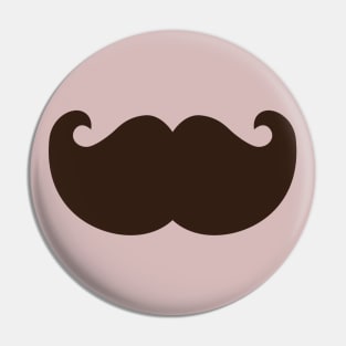 movember mustache Pin