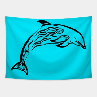 DOLPHIN TATTOO Tapestry