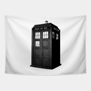 Tardis Bitmapped Tapestry