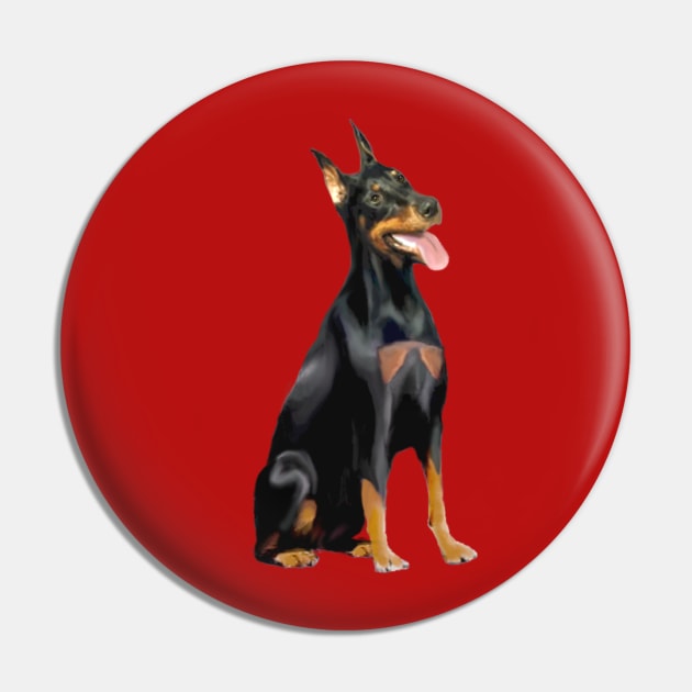 A Black and Tan Doberman Pinscher - Just the dog. Pin by Dogs Galore and More